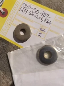 US Military Surplus Truck Flat Thick WASHER NSN 5310-00-987-1294 Lot of 2 NOS - Picture 1 of 2