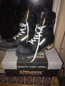 Chinook Footwear Men's Scorpion II Steel Toe Heavy Duty- 11.5 US-Black - Picture 1 of 5