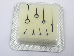 Juego de 8 manecillas de reloj Valjoux Cal 7751 crono - azul metálico - Imagen 1 de 7