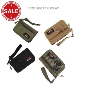 Tactical Military Wallet Card Pouch Key Hand Bag Money Purse Four Colors Men's - Picture 1 of 12