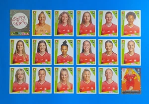 Panini WM Damen 2023 AU-NZ Team SCHWEIZ komplett 18 Aufkleber - Bild 1 von 1