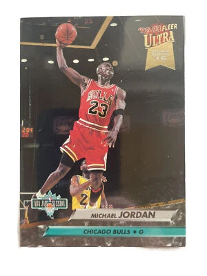 1993 Fleer Ultra NBA Jam Session Dunk Rank #16 Michael Jordan Card #216 - Photo 1/2