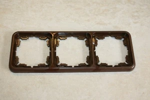 Gira Fläche altes System 3-fach Rahmen in braun - Bild 1 von 1