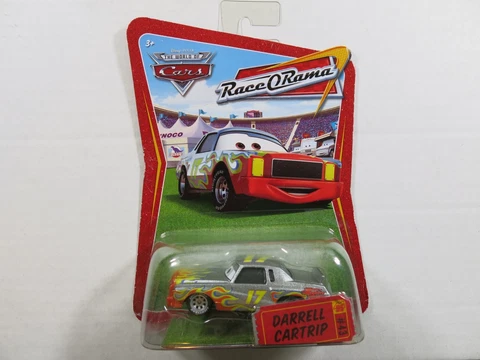Disney Pixar World of Cars Race O Rama Darrell Cartrip #43 - New Sealed Cover