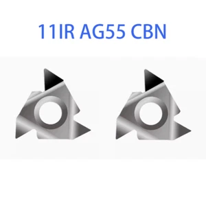 Insertos 11IR AG55 CBN 11IR insertos rosca interna para acero 4 piezas - Imagen 1 de 1