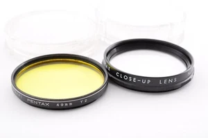 Pentax Lens Filter Close Up No.1 / Y2 Set Near Mint 49mm from Japan Y0649 - Picture 1 of 16