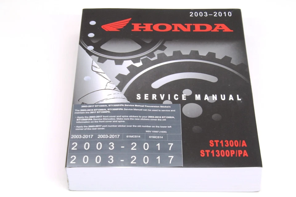 Service Shop Repair Manual ST1300 ST 1300 A P 03-17 Honda Maintenance Book #P07 - Image 1 of 1