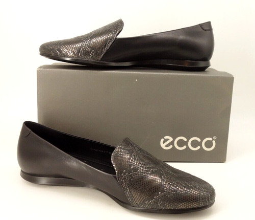 NUOVE SCARPE BASSE ECCO Touch Ballerina scala 2 0 in pelle nera donna 41 (10 10 5)