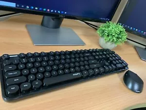 Juego de teclado y mouse inalámbricos Mofii Sweet 2,4 GHz, llave redonda, para PC/Laptop/Mac - Imagen 1 de 9