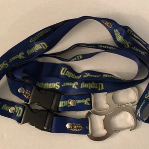 Corona Beer Bottle Opener Lanyard  Unplug Your Summer  Set Of 2 New - Picture 1 of 3