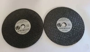 Lot of 2 SPEDECUT A24 TBXX ABRASIVE CUTOFF WHEEL 19000 RPM 4X1/8X3/8 - Picture 1 of 2