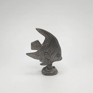 Make A Splash Pewter Tropical Angel Fish 2004 2" Tall Figurine - Picture 1 of 4