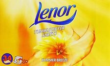 3 x Lenor Tumble Dryer Sheets Summer Breeze Scent 34 Pack