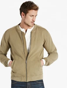 Chaqueta Bomber Terry Francesa Etiqueta Gris Marca Lucky PEQUEÑA NUEVA CON ETIQUETAS Verde hiedra - Imagen 1 de 3