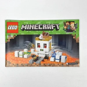 2018 Lego Minecraft The Skull Arena Building Instruction Manual ONLY 21145 - Picture 1 of 6