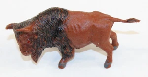 Ralphie CU Footbal Buffalo Bison Bull Plastic Hong Kong Animal 4"L Vtg 1970's - Picture 1 of 5