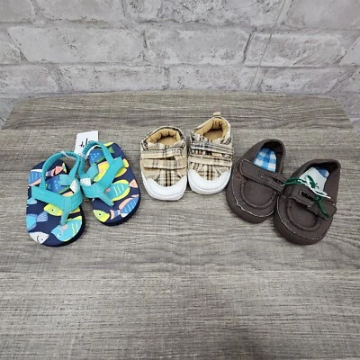 Lote de 3 zapatos infantil niño talla 3 6-9 meses Foto 1 de 4