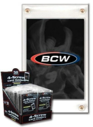 Lot of 20 BCW 4-Screw NON-RECESSED Baseball Trading Card Screwdown Holders - Image 1 of 1