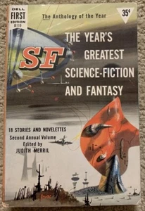 SF The Years Greatest Science Fiction and Fantasy 2nd Annual 1957 Dell 2nd Print - Imagen 1 de 9