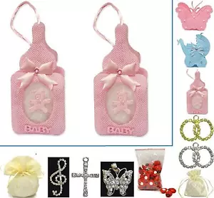 No.12 Pink Baby Bottle H.10.5 ECOFIBER with Strap for Confetti Favor Placeholder - Picture 1 of 1