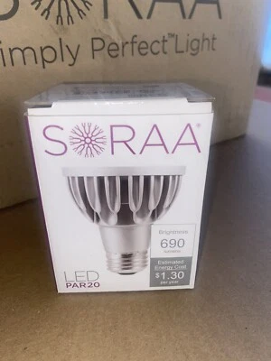 Soraa LED PAR 20 Light Bulb 690 Lumens 3000K Brand New SP20-11-36D-830-03 - Image 1 of 4