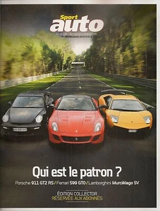 SPORT AUTO 586 NISSAN GT-R RONDEAU M 379 B 599 GTO MURCIELAGO SV 997 GT2 RS - Imagen 1 de 2