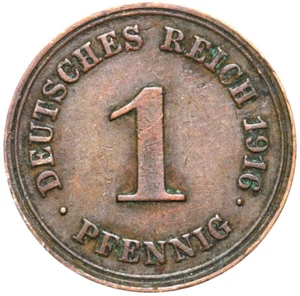German Empire-Empire-Wilhelm II. - Coin - 1 Pfennig 1916 E - Picture 1 of 2