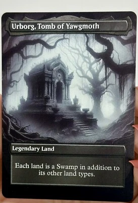 Urborg, Tomb Of Yawgmoth Proxy Card with Custom designed art - Image 1 of 2