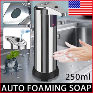 NEW Automatic Touchless Soap Dispenser Foaming Liquid Hands-Free Infrared Sensor - Picture 1 of 13