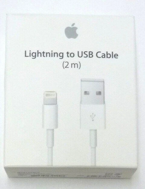 Original Genuine Apple MD819AM/A 2-Meter-long Lightning to USB Cable
