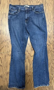 Levis 515 Jeans Damen Größe 12M W31 L32 Bootcut Blau Dark Wash Denim - Bild 1 von 8