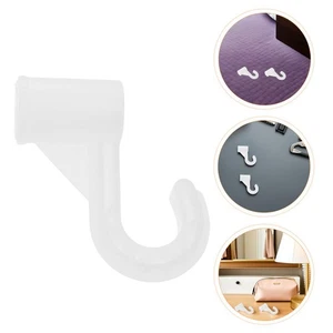  12 Pezzi Asta Armadio Gancio Armadio Estremità Supporti Staffa per Ripiani - Foto 1 di 12