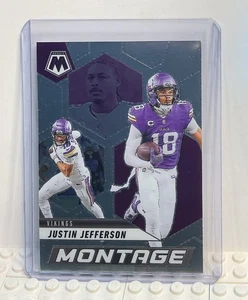 Justin Jefferson 2025 Panini Mosaic Montage Insert Card #27 - Picture 1 of 2