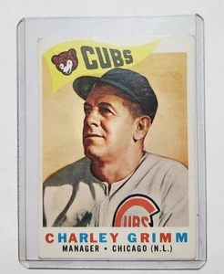 Charley Grimm 1960 Topps # 217 - Imagen 1 de 3