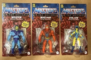 2019-2020 Master Of The Universe MOTU Figuren Lot Skeletor Evil-Lyn Beast Man Neu - Bild 1 von 7