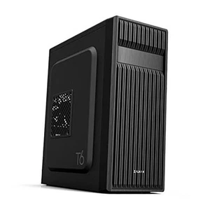 T6 ATX Mid Tower Computer PC Case, Pre-Installed 120mm Fan, 5.25 ODD, USB - Afbeelding 1 van 7