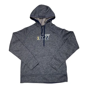 adidas NBA Utah Jazz Womens Long Sleeve Hooded Sweatshirt Size Large - Picture 1 of 6