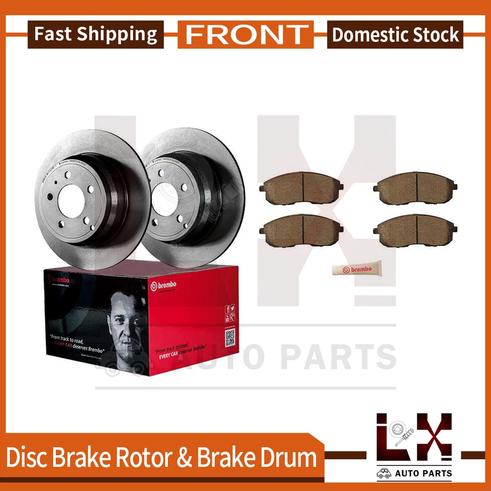 Juego de 6 rotores y pastillas de freno de disco delanteros Brembo para Nissan Altima 2005 Foto 1 de 4