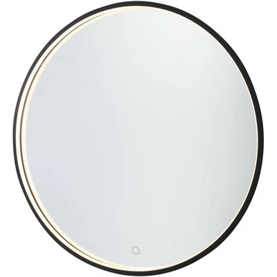 Artcraft Lighting AM320 Reflections 32 X 32 inch Matte Black Wall Mirror - Image 1 of 2