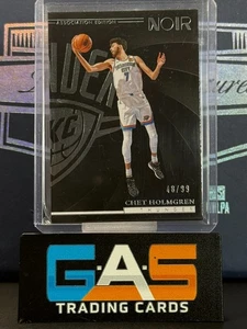 2023-24 Panini Noir - Association Edition Chet Holmgren #46 /99 SP Thunder - Picture 1 of 2