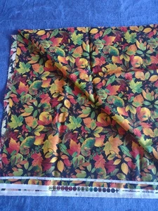 Fall Leaves Fabric Quilters Candy By Connecting Threads 2 Yards - Picture 1 of 4