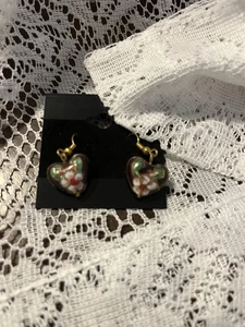 Ladies Hand Made Moody Color Bohemian Heart Dangle Earrings - Picture 1 of 8