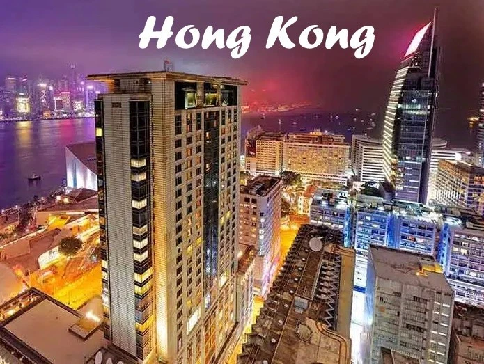 Hong Kong Fridge Magnet - Skyline at Night | Souvenir Magnet 7.5x5.5cm | - Image 1 of 1