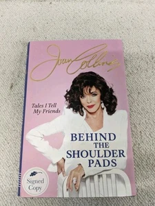 Joan Collins Behind The Shoulder Pad's Book Signed Copy Hardcover - Picture 1 of 5