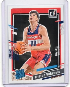 2023-24 Panini Donruss - Rated Rookie Tristan Vukcevic #230 (RC) Washington Wiza - Picture 1 of 2