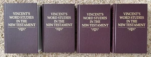 Martin Vincent's Word Studies in the New Testament Vol. 1, 2, 3 & 4 Book Set - Bild 1 von 6