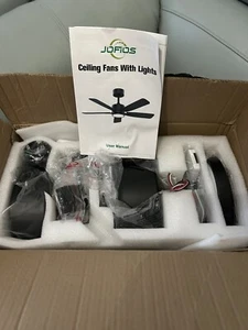 Ceiling Fans with Lights and Remote,42 inch Ceiling Fan ( Blades Not Installed) - Picture 1 of 7