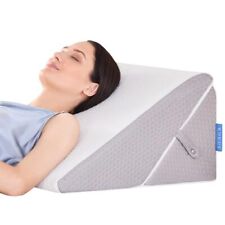 Memory Foam Wedge Pillow - Adjustable Incline for Acid Reflux & Back Pain Relief