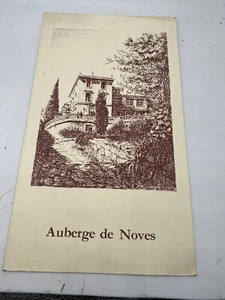 Auberge de Noves (Bouches du Rhône) Menu du 8 juillet 1981 pour le Docteur Lévy - Picture 1 of 4