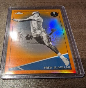 2021 TOPPS CHROME TENNIS - ORANGE REFRACTOR - #84 FREW MCMILLAN /25